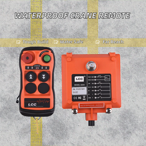 รีโมทคอนโทรลไร้สายสำหรับเครนอุตสาหกรรม รุ่น Q200 แบบอัตโนมัติ รหัสคงที่ <span class=keywords><strong>2</strong></span> ปุ่ม ความเร็วเดียว กันน้ำ 110V-480V 150M - Product Image 2