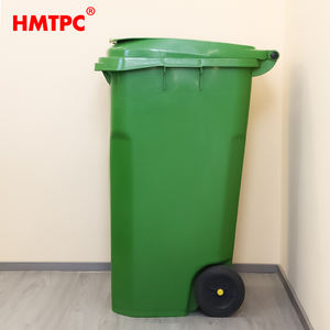 <span class=keywords><strong>Cubo</strong></span> de <span class=keywords><strong>Basura</strong></span> de Plástico HDPE Rectángulo Verde Grande para Exteriores, <span class=keywords><strong>Cubo</strong></span> de <span class=keywords><strong>Basura</strong></span> con Estructura de Pie Bonita, 240L - Product Image 4