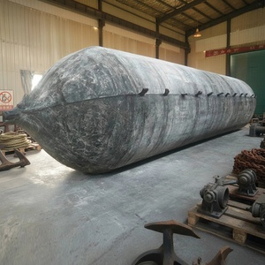 ถุงลมยางกันสนิมสำหรับปล่อยเรือ ZHH Marine Balloon Pneumatic Airbag/Roller Ship Launching  แบบเป่าลมสีดำทรงกระบอกสูง - Product Image 3