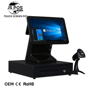 Caisse enregistreuse portable POS, ensemble complet avec <span class=keywords><strong>imprimante</strong></span> de reçus, <span class=keywords><strong>scanner</strong></span> de codes-barres, tiroir-caisse, système POS - Product Image 1