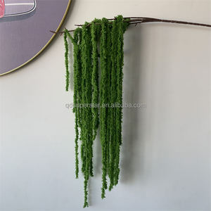 Décoration de plafond et d'extérieur pour <span class=keywords><strong>mariage</strong></span> B-340, plante suspendue Amaranth 130 cm, fleurs artificielles suspendues en soie, Amaranth - Product Image 6