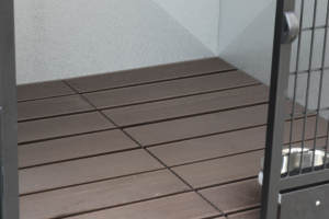 Köpek drenaj kafesi kulübesi AEOLUS çift yığın galvanizli alüminyum çinko alaşım pet koruyucu bakım drenaj kafesi - Product Image 5