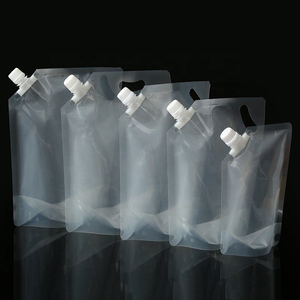 ถุงซิปล็อคแบบพกพาขนาด 30 มล. 50 มล. 100 มล. แบบพับได้ ผิวด้าน มีพวยกา วัสดุ LDPE เป็นมิตรกับสิ่งแวดล้อม สำหรับบรรจุของเหลว เครื่องสำอาง บีบได้ พกพาสะดวก - Product Image 5