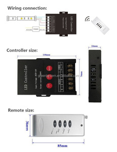 DC5-24V Wireless Remote Control RF 360W LED <strong>RGB</strong> <strong>Controller</strong> for LED Strip Light 30A <strong>RGB</strong> LED <strong>Controller</strong> - Product Image 2