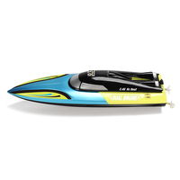Bateau de course radiocommandé coloré 2.4G, haute vitesse, Yacht Anti-Crash, télécommande, Speedboat, auto-redressage, niveau débutant, bateau à Jet radiocommandé