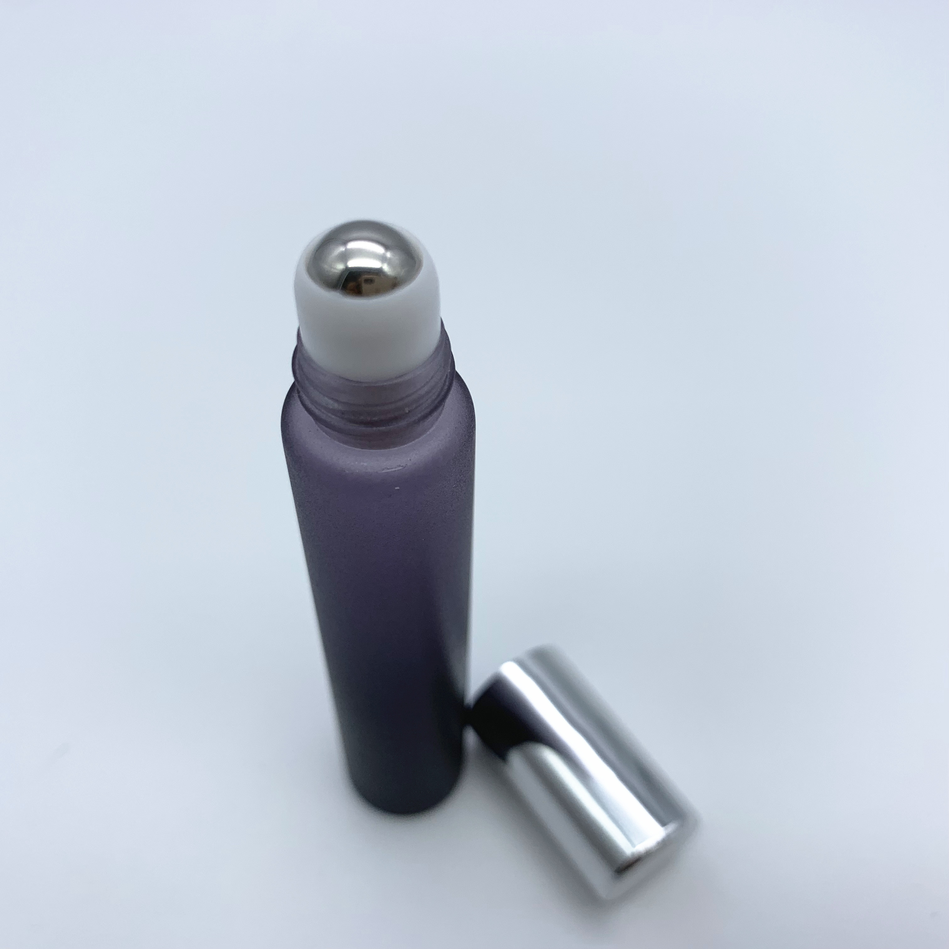 Rainbow Gradient Empty Perfume Rollerball Bottle Airtight Non Toxic