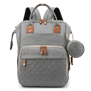 Mochila de Maternidade Personalizada à Venda por Atacado, Grande Capacidade, Impermeável, com Trocador e Carregador USB - Product Image 2