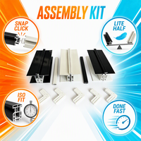 Conduit flexible en PVC à assemblage rapide avec bride à rupture thermique pour systèmes CVC, applications hospitalières et scolaires