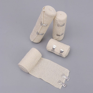 Fournisseur direct d'usine de bandages élastiques médicaux en PBT, de bandages élastiques plissés de premiers secours, de pansements de protection des plaies et de gaze. - Product Image 2