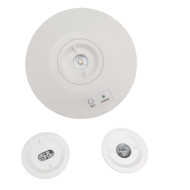 CR-7115 Rechargeable Ceiling Waterproof IP65 Light Open and Corridor Lens 3 Hours CE/CB/SAA LED Emergency Light