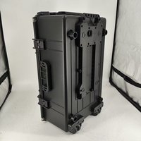 Valise à roulettes de transport d'équipement en plastique rigide, haute qualité, étanche et durable, DPC135-1.5, avec mousse personnalisable