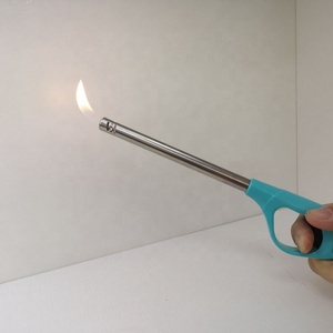 Wholesale Cheap Barbecue Kitchen <strong>Lighter</strong> Colorful <strong>Butane</strong> Jet Flame <strong>Torch</strong> Windproof <strong>Refillable</strong> Plastic Material for Camping - Product Image 3