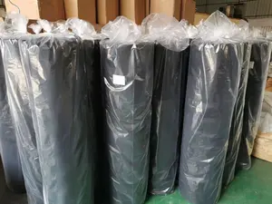 Selimut las serat karbon, matras BBQ hitam serat karbon bulu angsa (3x3 kaki)