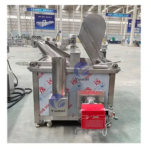 Small Scale Snack Food Factory Used Batch Automatic Frying Machine For Churros Cassava Plantain Chips