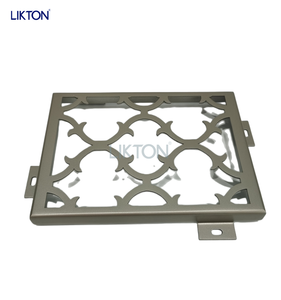Aluminium Laser geschnittene Metallplatten Dekorative Gartenzaun-und Vorhang fassaden profile - Product Image 2