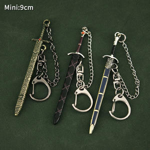 Juego de tronos, Arya Stark, aguja, Jon Snow, Longclaw, James Lannister, Valyrian, espada de acero, modelo de Metal, juguetes, llavero - Product Image 3