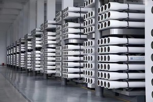 Boîtier de membrane FRP ROPV 40 pouces de long, 1 à 6 éléments, pour systèmes RO industriels 1000 PSI, avec certification CE - Vente chaude - Product Image 5