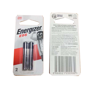 <span class=keywords><strong>Pile</strong></span> alcaline Energizer E96 <span class=keywords><strong>AAAA</strong></span> 1,5 V, 2 pièces par blister, pour <span class=keywords><strong>stylet</strong></span>, casque Bluetooth, lecteur de glycémie - Product Image 1