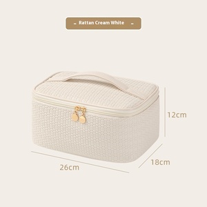 Công Suất Lớn Khô Ướt Riêng Biệt Xách Tay PU Túi Mỹ Phẩm Du Lịch Bền Đồ Dùng Trong Nhà Tắm Trường Hợp Làm Bền Polyester Cao Su Tổng Hợp Cổ Phiếu - Product Image 6