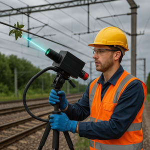 Détecteur d'obstacles au laser à <span class=keywords><strong>fibre</strong></span> compact et portable pour les applications de construction et industrielles - Product Image 1