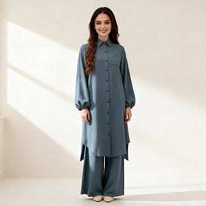 Robe Abaya de luxe élégante de style nouveau, sur mesure, OEM, pour femmes musulmanes, matériau de haute qualité, occasions de fête et de mariage - Product Image 1