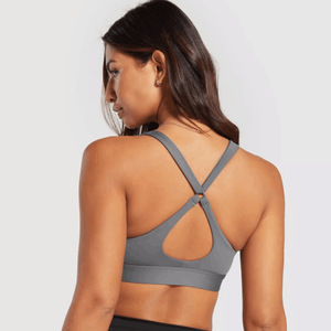 Women's Shockproof Fashion Sports <strong>Bra</strong> Hollow Design Beautiful Back Fitness Vest High Strength Yoga <strong>Bra</strong> - Product Image 1