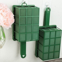 INUNION Porte-fleurs en cage de haute qualité avec mousse florale pour bol en cage à fleurs
