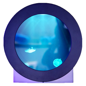Filtre d'aquarium avec <span class=keywords><strong>led</strong></span> et cylindre en acrylique pour bureau, équipement de ventilation pour poissons aquatiques - Product Image 5
