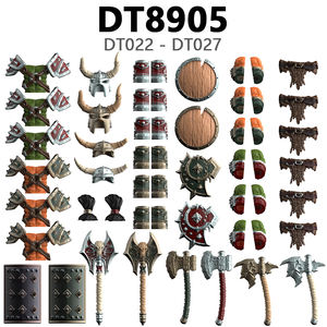 Готические рыцари: Средневековые мини-фигурки солдат, армейские строительные блоки, наборы игрушек для детей DT8905 - Product Image 6