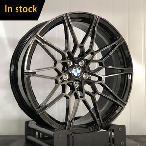 Cerchi in Lega Nero Lucido con Finitura Diamantata 18-21 Pollici 5x112 5x120 a Razze Incrociate per BMW Serie <span class=keywords><strong>M</strong></span> 3 4 5 7 X3 X4 X5 X6 - Product Image 2