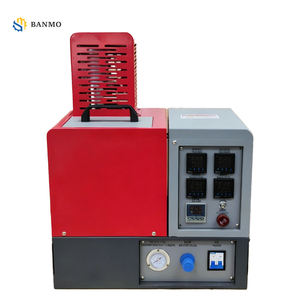 Machine à colle thermofusible avec réservoir de 5L, pompe à engrenages/piston, débit de fusion <span class=keywords><strong>max</strong></span>. 6kg/h, pistolet manuel, valve de pulvérisation automatique, équipement de collage pour emballage - Product Image 2