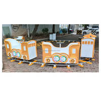 Vente directe d'usine Sièges de divertissement électriques pour enfants Mini Rail Train Ride au parc d'attractions Jeux à pièces