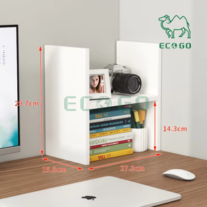 Moderne Mensole in Legno Spesso per <span class=keywords><strong>Scrivania</strong></span>, Libreria <span class=keywords><strong>da</strong></span> Tavolo per Casa e Scuola, Supporti per Libri Fai-<span class=keywords><strong>da</strong></span>-Te - Product Image 6