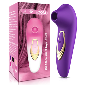 Vibromasseurs suceurs clitoridiens mamelon Stimulation de la langue orale clitoris ventouse Rose masseur vibrateur jouets sexuels pour adultes femmes Couples violet - Product Image 5
