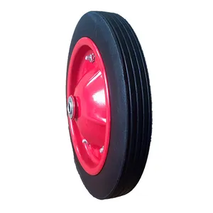 13x3 3.00-8 3.25-8 रबर एयर टायर प्लास्टिक स्टील हब व्हीलब्रो व्हील अच्छी गुणवत्ता वाले बियरिंग के साथ