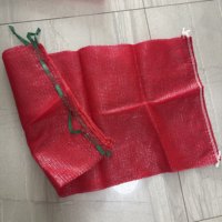 Sac en maille PP à tricotage circulaire pour l'emballage des oignons rouges, 60 * 90 cm, 65 * 95 cm