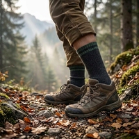 Chaussettes en laine mérinos pour homme, chaussettes de randonnée d'hiver, chaussettes en laine épaisse thermiques, chaussettes chaudes, douces, confortables, respirantes, pour le travail, la course à pied, les activités de plein air