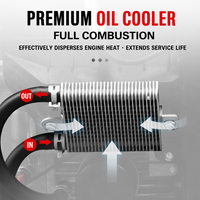 Moteur à essence RATO R740 V-Twin OHV 740cc 26HP Conforme aux normes EPA CARB Qualité commerciale Remplace les moteurs de tondeuse Kohler Briggs Stratton