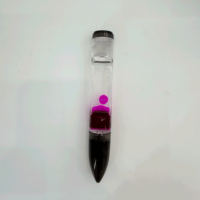 Stylo à bille sensoriel écologique en acrylique avec effet cascade et bulles d'eau pour la rentrée scolaire