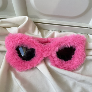 Rose Red European American Street Style Cat Eye UV400 Marco completo Corazón Rosa Gafas <span class=keywords><strong>de</strong></span> sol Internet Celebrity Gafas <span class=keywords><strong>de</strong></span> sol - Product Image 4