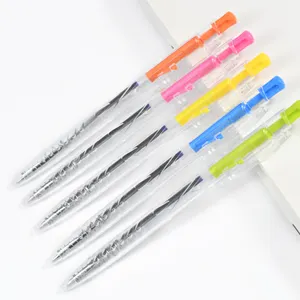 أقلام حبر جاف ، أقلام حبر جاف شفافة ناعمة للرسم الفني ، أدوات مكتبية من المصنع للبيع من weibo
