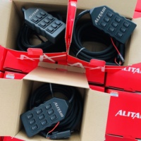 Kit de suspension pneumatique universel ALITAIR RED 9 boutons de commande Boîte de commande de suspension pneumatique