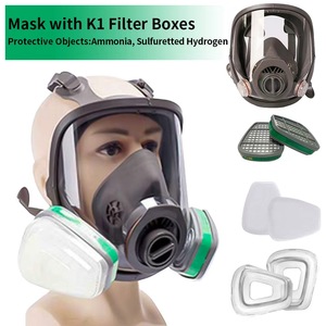 <span class=keywords><strong>Respirator</strong></span> Full <span class=keywords><strong>Face</strong></span> CF6800A Langsung dari Pabrik, Bersertifikasi CE untuk Perlindungan Amonia dalam Penggunaan Pertanian dan Industri - Product Image 2