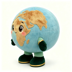 Peluche globe terrestre personnalisée, peluche planète Terre, peluche carte du monde, peluche Terre - Product Image 4