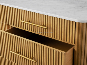 MYHOME <span class=keywords><strong>Commode</strong></span> à 9 tiroirs en bois de <span class=keywords><strong>chêne</strong></span> <span class=keywords><strong>massif</strong></span> au design <span class=keywords><strong>moderne</strong></span> avec plateau en pierre, haute qualité, personnalisable, durable, ensembles de meubles de chambre à coucher - Product Image 4