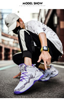 Chaussures de sport rétro pour étudiants, chaussures de basket-ball noires, design original, OEM personnalisé, chaussures de basket-ball pour hommes, chaussures de sport d'extérieur