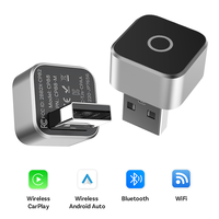 Adaptateur sans fil 2 en 1 Carplay Android Auto, clé USB, convertisseur intelligent Plug and Play pour voiture, vente en gros, distributeur OEM