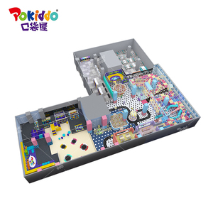 Pokiddo Parque Infantil Comercial Personalizado de 1700 m², Equipo de Plástico para Interiores, Parque de Trampolines para Centros Comerciales - Product Image 3
