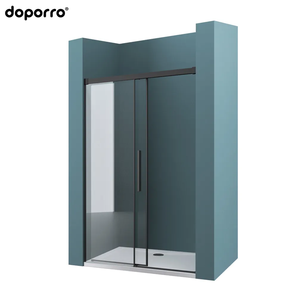 Doporro Europa Stijl Walk-In Aantrekkelijke Stijl Met Frame Schuiven Gehard Glazen Douche Deur