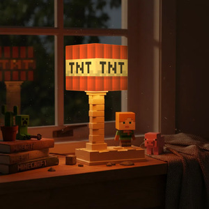 Lampe en forme de minerai de diamant Minecrafted, bouteille de potion à changement de couleur, modèle de torche Minecrafted, veilleuse cadeau - Product Image 2